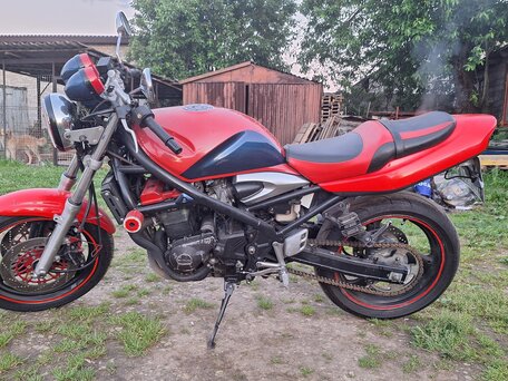 1997 Suzuki Bandit GSF 400, красный, 150000 рублей, вид 3