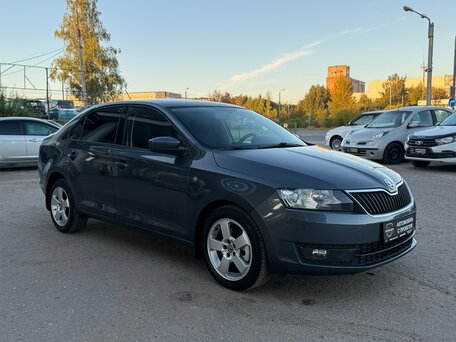 2014 Skoda Rapid I, серый, 1185000 рублей, вид 4