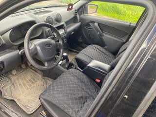 2014 Lada (ВАЗ) Granta I, чёрный, 340000 рублей, вид 5