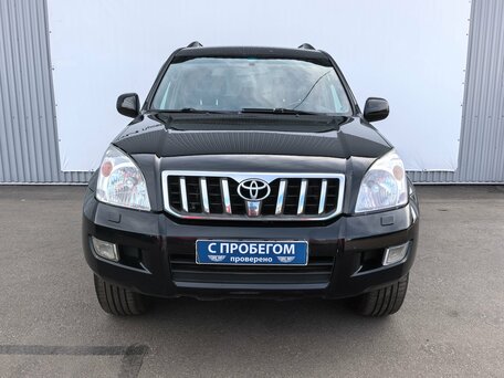 2007 Toyota Land Cruiser Prado 5-speed 120 Series Рестайлинг, чёрный, 1600000 рублей, вид 2