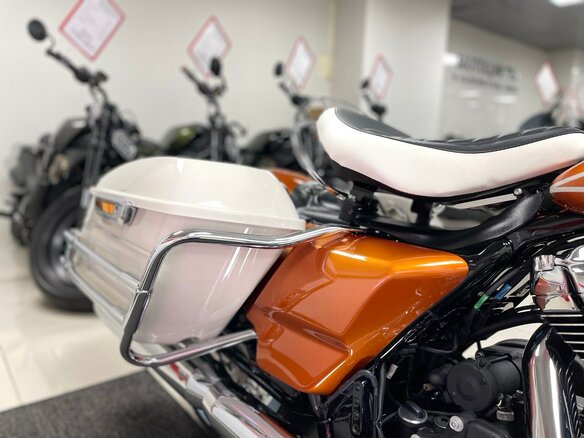 2023 Harley-Davidson Electra Glide, оранжевый, 3790000 рублей - вид 25
