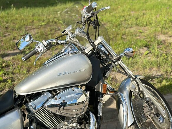 2007 Honda Shadow 750, серебристый, 495000 рублей - вид 11