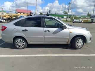 2016 Lada (ВАЗ) Granta I, серебристый, 485000 рублей, вид 3