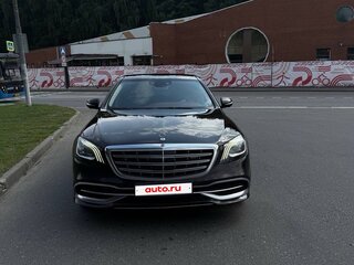 2018 Mercedes-Benz Maybach S-Класс 450 I (X222) Рестайлинг, чёрный, 3000000 рублей, вид 1