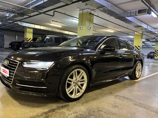 2015 Audi A7 I (4G) Рестайлинг, чёрный, 3270000 рублей, вид 2