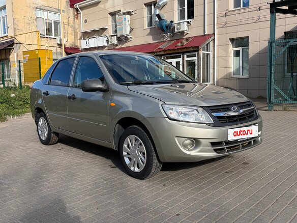 2012 Lada (ВАЗ) Granta I, серый, 315000 рублей - вид 3
