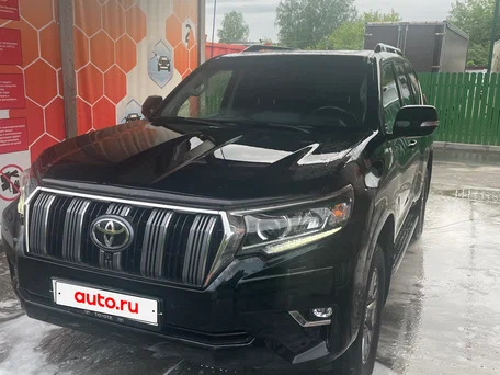 2019 Toyota Land Cruiser Prado 150 Series Рестайлинг 2, чёрный, 6500000 рублей, вид 1