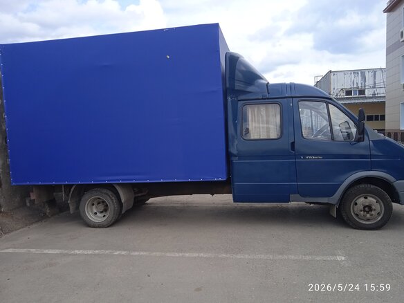 2007 ГАЗ ГАЗель (33023/330273) Фермер, синий, 650000 рублей - вид 2