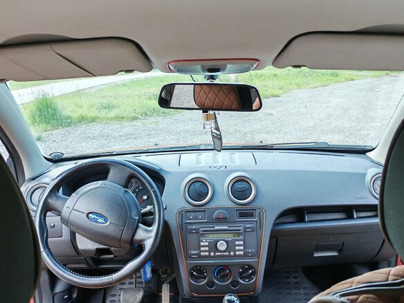 2008 Ford Fusion I Рестайлинг, красный, 380000 рублей - вид 4