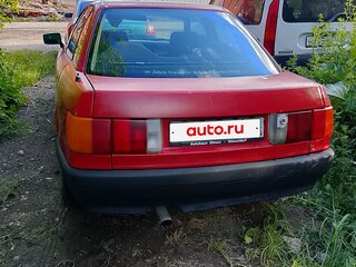 1989 Audi 80 IV (B3), красный, 135000 рублей, вид 3