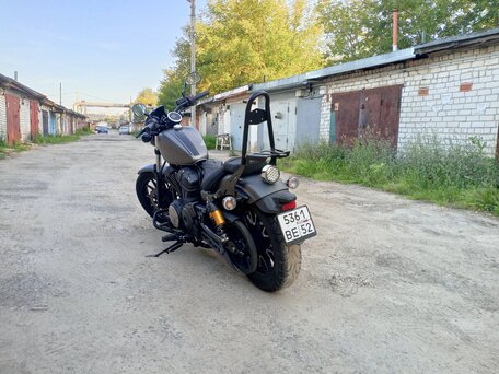 2014 Yamaha XV950 Bolt, серый, 565000 рублей, вид 4