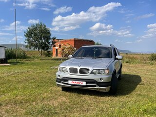 2001 BMW X5 4.4i I (E53), серебристый, 950000 рублей, вид 2