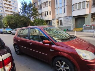 2008 Renault Scenic II Рестайлинг, красный, 620000 рублей, вид 4