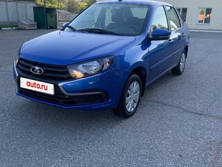 2021 Lada (ВАЗ) Granta I Рестайлинг, синий, 850000 рублей, вид 1