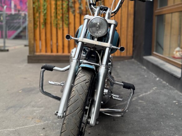 2007 Harley-Davidson Dyna Low Rider, синий, 900000 рублей - вид 6