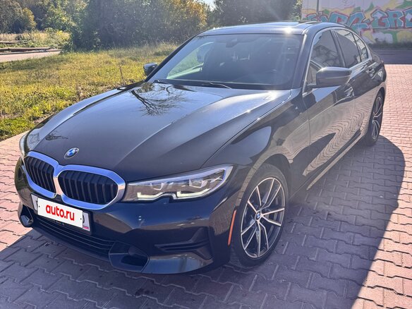 2019 BMW 3 серии 330i xDrive VII (G2x), чёрный