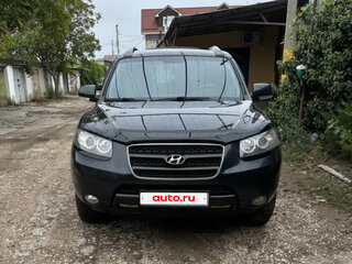 2008 Hyundai Santa Fe II, чёрный, 1350000 рублей, вид 1