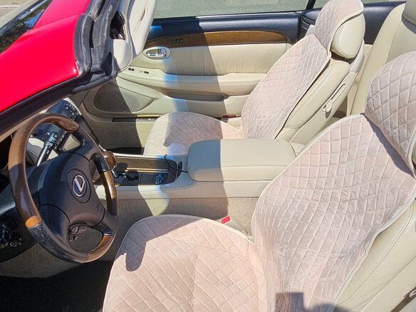 2002 Lexus SC 430 II, красный, 2000000 рублей - вид 8