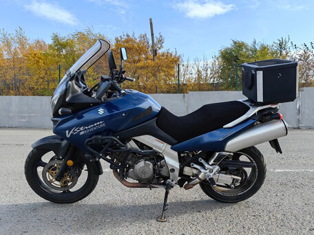 2003 Suzuki V-Strom 1000, синий, 490000 рублей, вид 2