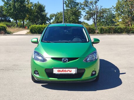 2008 Mazda 2 II (DE), зелёный, 750000 рублей, вид 1
