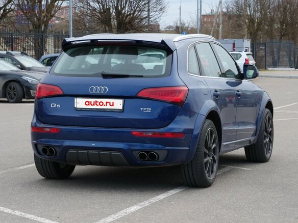 2014 Audi Q5 I (8R) Рестайлинг, синий, 1741000 рублей - вид 5