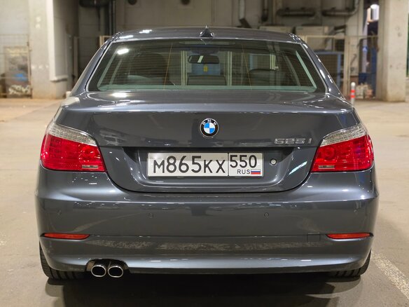 2008 BMW 5 серии 525i V (E60/E61) Рестайлинг, серый - вид 5