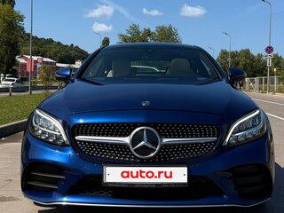 2019 Mercedes-Benz C-Класс 200 IV (W205) Рестайлинг, синий, 3800000 рублей, вид 2