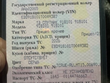 2026 Спутник Плюс, серый, 75000 рублей, вид 1