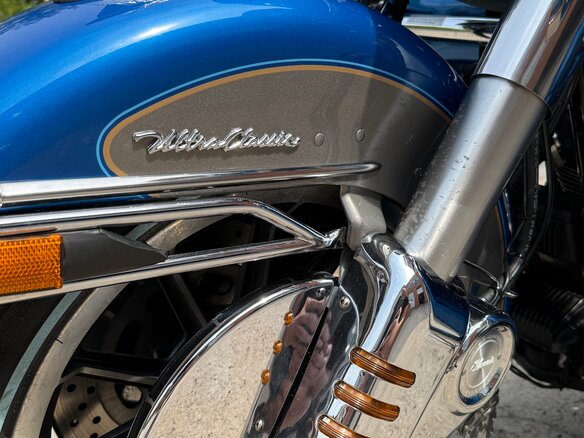 1997 Harley-Davidson Electra Glide, синий, 820000 рублей - вид 19