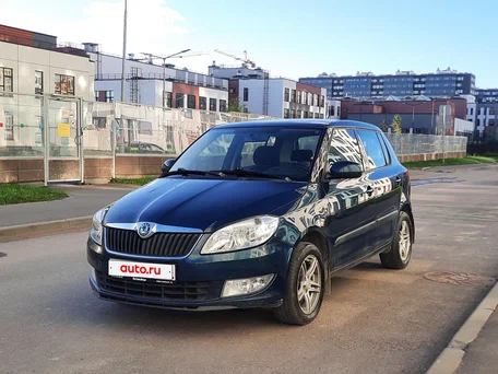 2011 Skoda Fabia II Рестайлинг, синий, 535000 рублей, вид 1