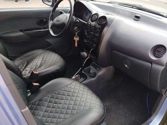 2007 Daewoo Matiz I Рестайлинг, синий, 280000 рублей - вид 16