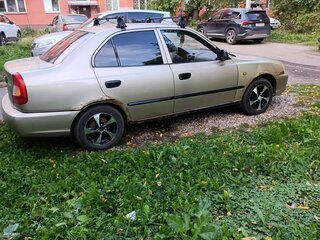2005 Hyundai Accent ТагАЗ II, жёлтый, 205000 рублей, вид 4