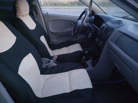2000 Kia Rio I, синий, 100000 рублей - вид 6