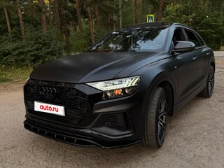 2020 Audi Q8 55 TFSI I (4M), чёрный, 7200000 рублей, вид 1