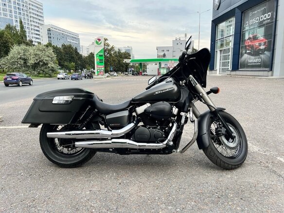 2012 Honda Shadow 750, чёрный, 750000 рублей - вид 2