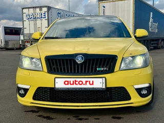 2012 Skoda Octavia RS II Рестайлинг, жёлтый, 1100000 рублей, вид 1