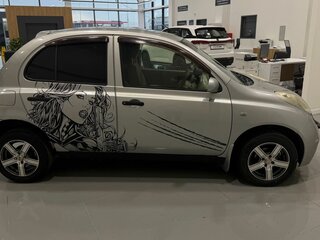 2003 Nissan March III (K12), серебристый, 285000 рублей, вид 4