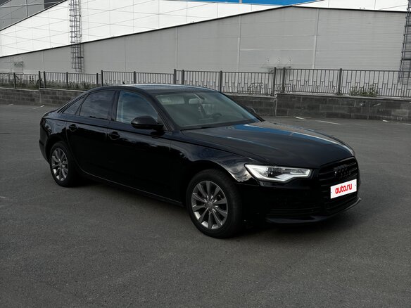 2012 Audi A6 IV (C7), чёрный, 1300000 рублей - вид 1