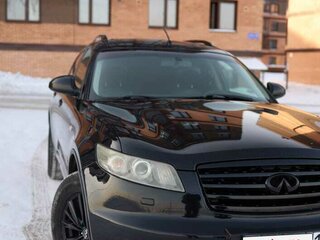 2007 Infiniti FX35 I (S50) Рестайлинг, чёрный, 1100000 рублей, вид 2