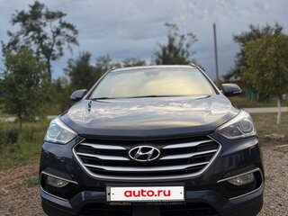 2016 Hyundai Santa Fe III Рестайлинг, синий, 2250000 рублей, вид 3