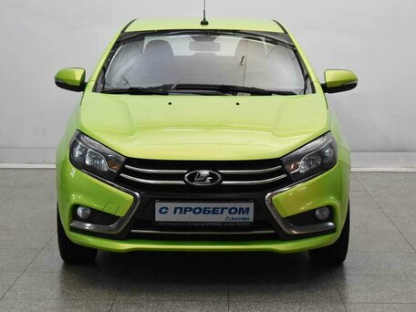 2017 Lada (ВАЗ) Vesta I, зелёный, 695000 рублей, вид 2