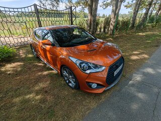 2015 Hyundai Veloster I Рестайлинг, оранжевый, 1350000 рублей, вид 4
