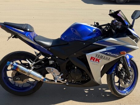 2017 Yamaha YZF-R25, синий, 349000 рублей, вид 3
