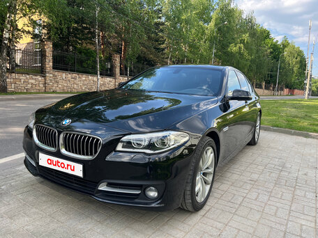 2016 BMW 5 серии 520d VI (F10/F11/F07) Рестайлинг, чёрный, 2720000 рублей, вид 5