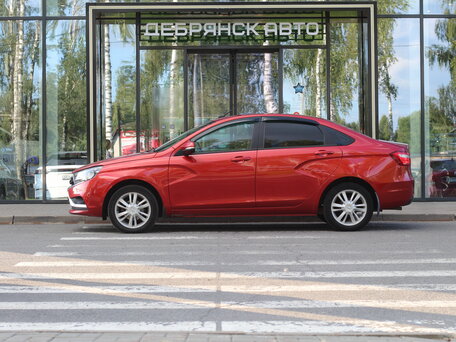 2016 Lada (ВАЗ) Vesta I, красный, 695000 рублей, вид 2