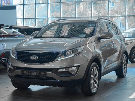 2014 Kia Sportage III Рестайлинг, серебристый, 1199000 рублей, вид 3