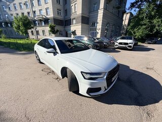 2022 Audi A6 45 TFSI V (C8), белый, 4580000 рублей, вид 4