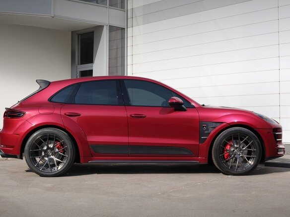 2015 Porsche Macan Turbo I, пурпурный, 2470000 рублей - вид 2