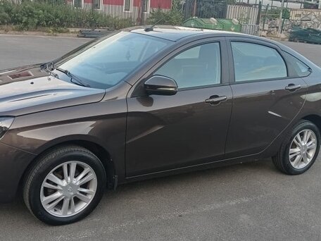 2017 Lada (ВАЗ) Vesta I, коричневый, 850000 рублей, вид 2