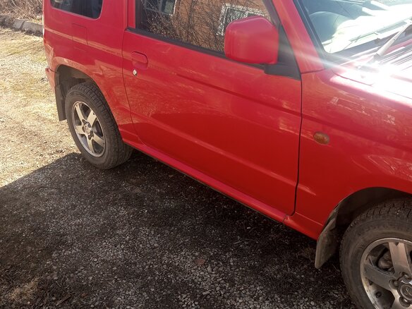2008 Mitsubishi Pajero Mini II, красный, 500000 рублей - вид 2